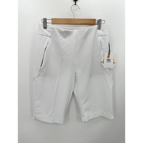 Tail Pants - Tail White Label Shorts Women 6 Essentials Comfort Stretch 17" Golf Bermuda